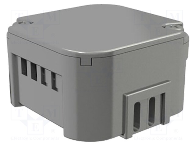 Enclosure: junction box; X: 43.8mm; Y: 43.8mm; Z: 25mm; dark grey