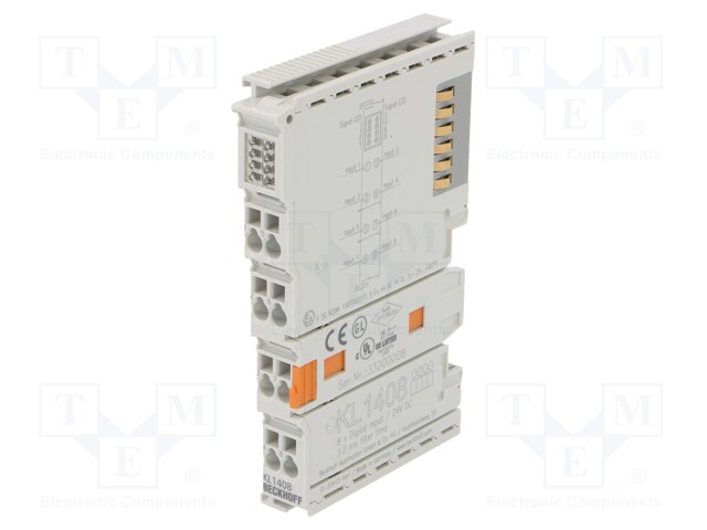 Industrial module: digital input; 24VDC; -25÷60°C; IP20; IN: 8