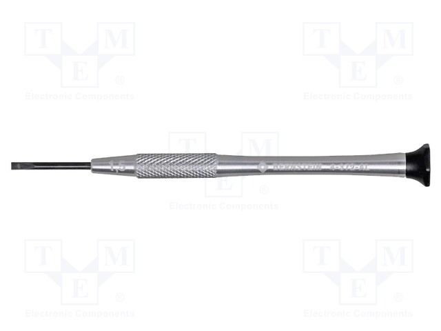 Screwdriver; slot; precision; 1,5x0,23mm; Blade length: 16mm