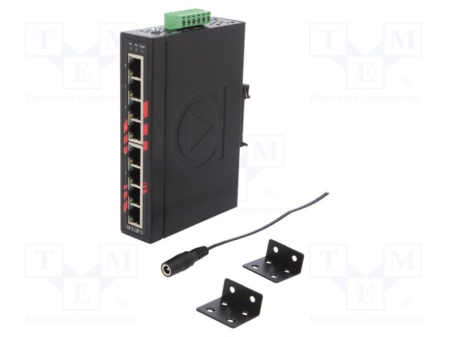 Industrial module: switch Ethernet; unmanaged; 12÷48VDC; RJ45; 5W