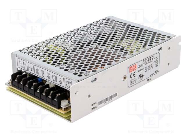 Power supply: switched-mode; modular; 87.5W; 5VDC; 159x97x38mm