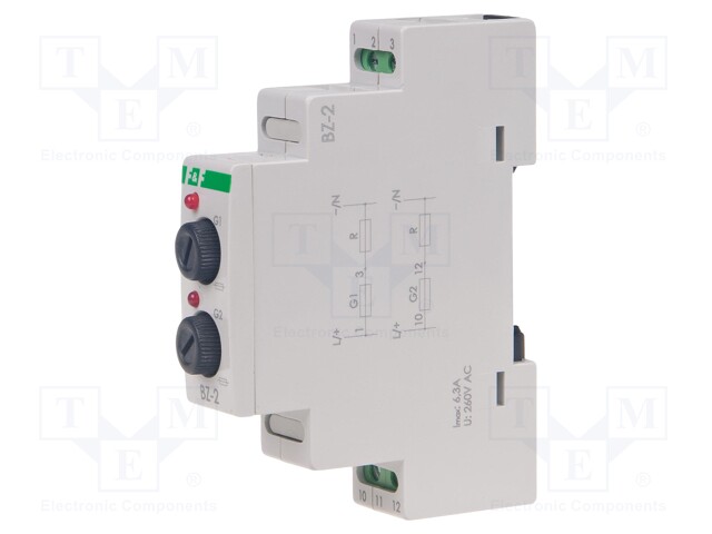 Module: module protecting; 250VAC; 250VDC; IP20; Colour: red; BZ