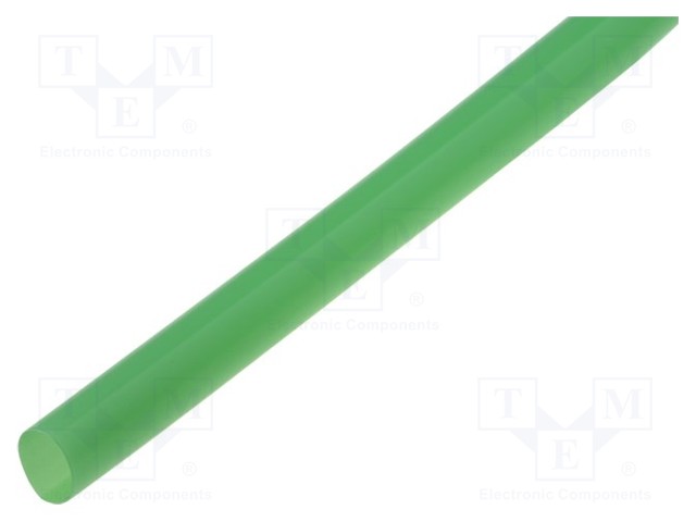 Heat shrink sleeve; 9.5mm; L: 1m; 2: 1; green; Temp: -55÷125°C