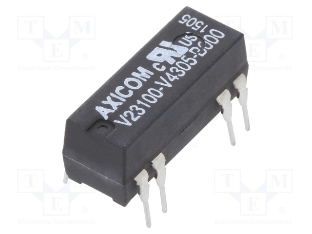 Relay: reed; DPST-NO; Ucoil: 5VDC; 1A; max.200VDC; max.200VAC; 10W