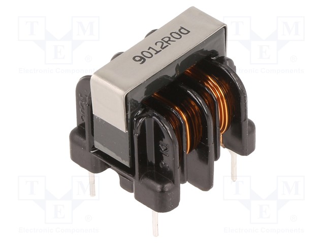 Inductor: wire; THT; 900uH; 2A; 120mΩ; 18x16x17.5mm; vertical