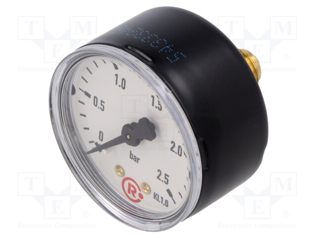 Manometer; 0÷2.5bar; 50mm; non-aggressive liquids,inert gases