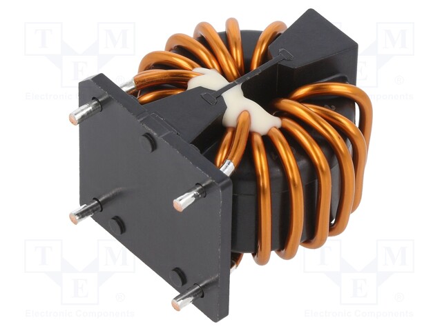 Inductor: wire with current compensation; THT; 1.6mH; 2.98mΩ