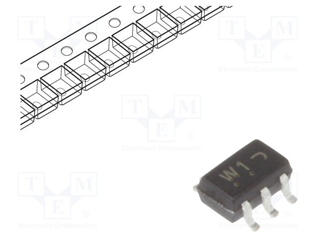 IC: digital; 3-state,buffer,non-inverting; Channels: 1; IN: 1; SMD