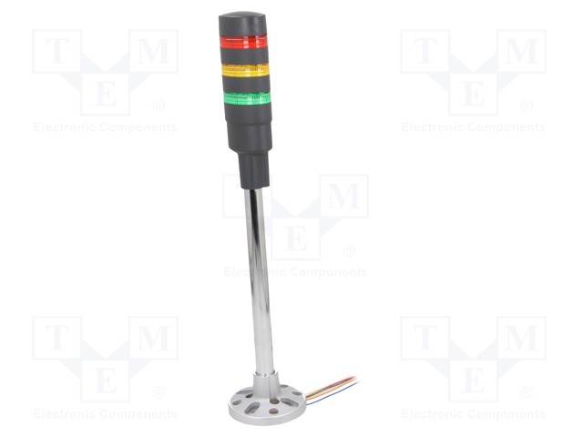 Signaller: signalling column; continuous light; Usup: 24VDC; LED