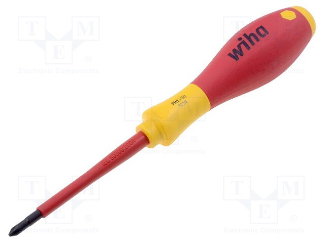 Screwdriver; insulated; Phillips; PH1; Blade length: 80mm; 1kVAC