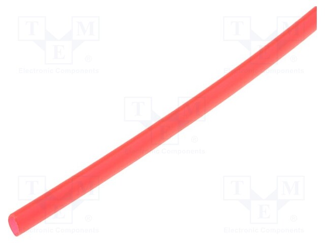 Heat shrink sleeve; 4mm; L: 1m; 4: 1; red; Temp: -55÷125°C