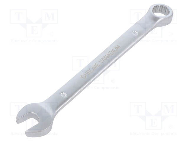 Wrench; combination spanner; 8mm; Chrom-vanadium steel; satin