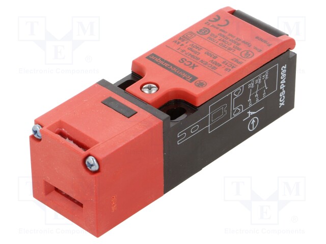 Safety switch: key operated; Series: XCSPA; Contacts: NC x2 + NO