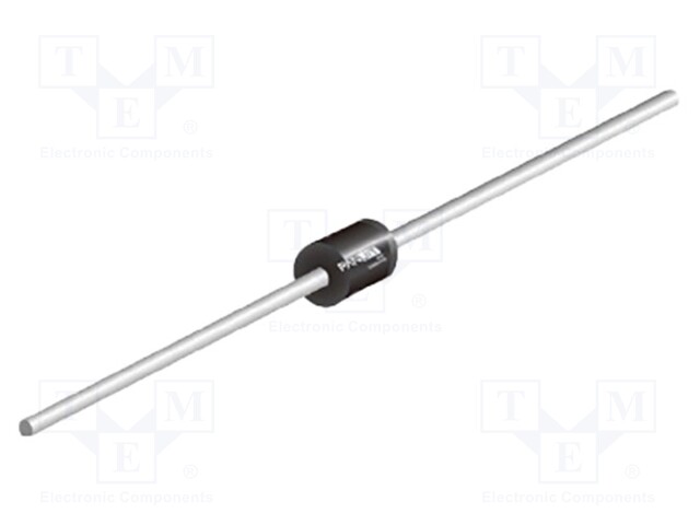 Diode: rectifying; THT; 1kV; 1A; Ifsm: 30A; DO41; Ufmax: 1.1V; Ir: 50uA