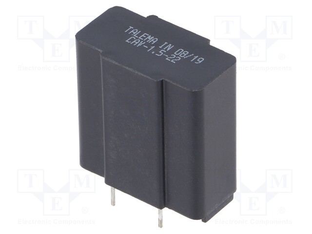 Inductor: wire; THT; 22mH; 1.5A; 227mΩ; 250VAC; -40÷125°C; ±30%