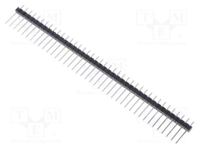 Pin header; pin strips; AMPMODU MOD II; male; PIN: 40; straight