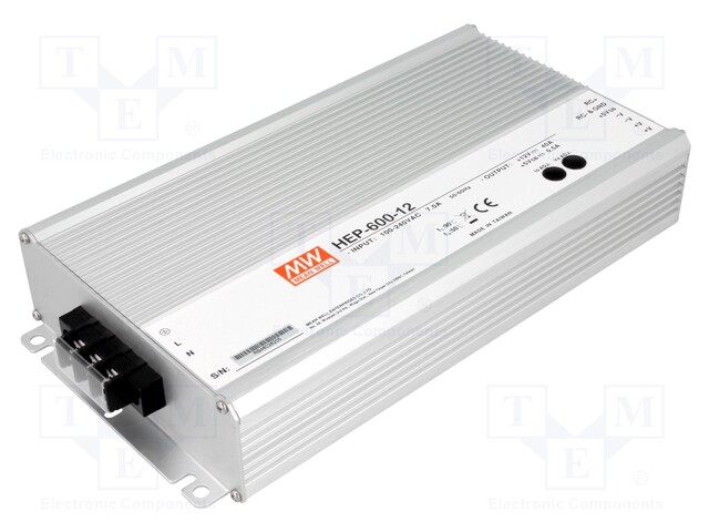 Power supply: switched-mode; modular; 480W; 12VDC; 280x144x48.5mm