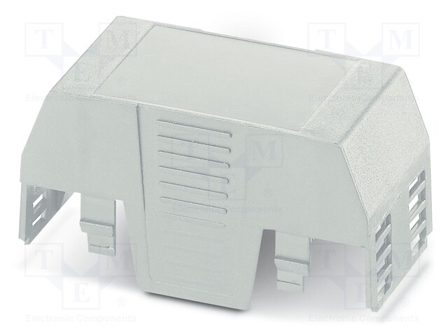 Cover; for enclosures; UL94HB; Series: EH 35 FLAT; Mat: ABS; grey