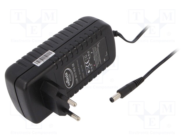 Power supply: switched-mode; volatage source; 12VDC; 3A; 36W; 87%