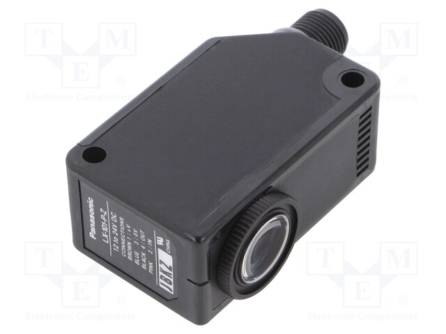 Sensor: mark; Range: 0÷10mm; PNP; DARK-ON,LIGHT-ON; Usup: 12÷24VDC