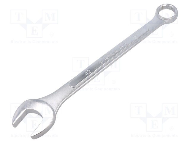 Wrench; combination spanner; 42mm; Chrom-vanadium steel; L: 495mm