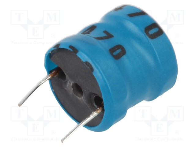 Inductor: ferrite; 47uH; 1.3A; 210mΩ; ±10%; 10kHz