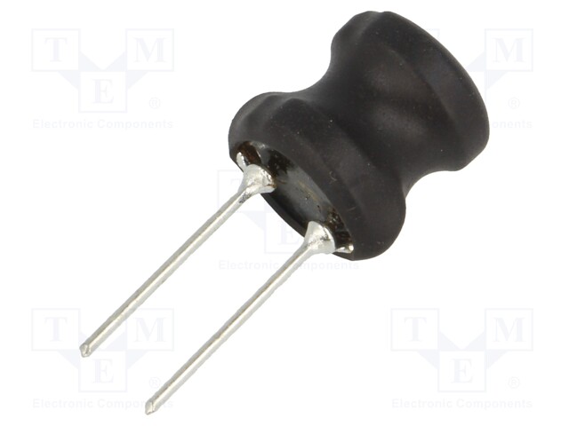 Inductor: wire; THT; 10uH; Ioper: 5.5A; 26mΩ; ±10%; Ø11.5x11.5mm