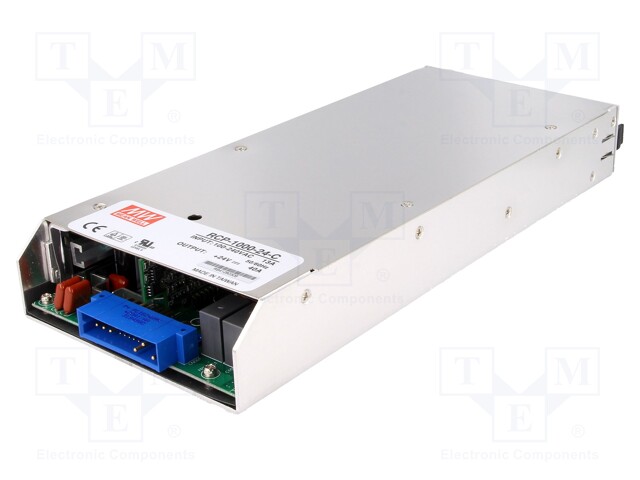 Power supply: switched-mode; modular; 960W; 24VDC; 295x127x41mm