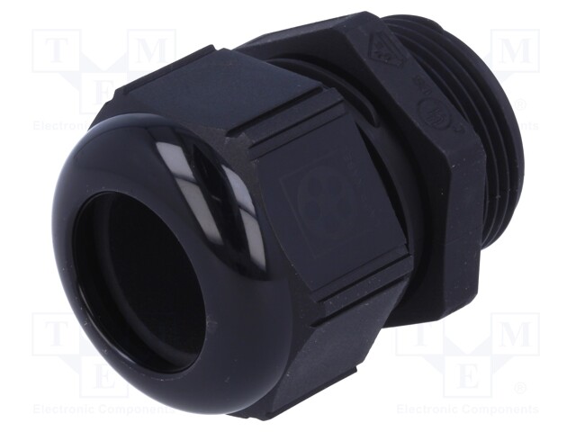 Cable gland; M25; IP68; Mat: polyamide; black; UL94V-2