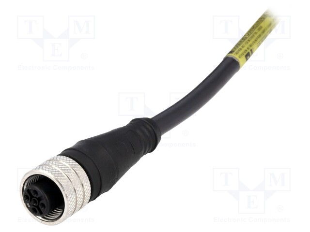 Plug; M12; PIN: 4; female; A code-DeviceNet / CANopen; 5m; IP67