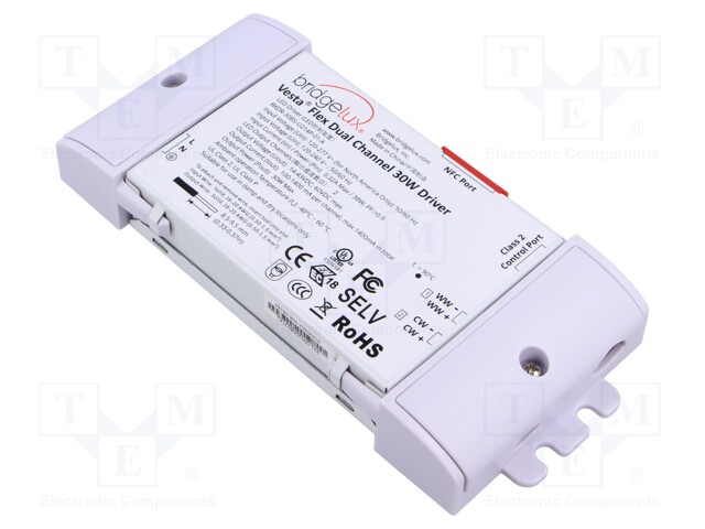 Power supply: switched-mode; LED; 30W; 14÷43VDC; 0÷1400mA