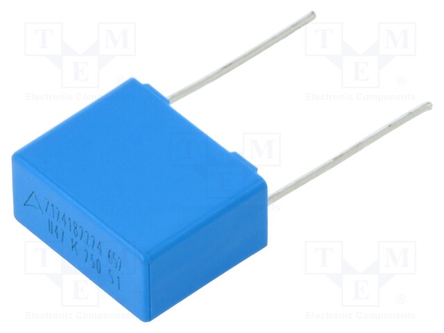 Capacitor: polypropylene; 470nF; THT; ±10%; 15mm; 250VDC; 160VAC