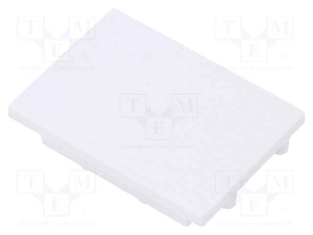 Cap for LED profiles; white; ABS; Application: VARIO30-05