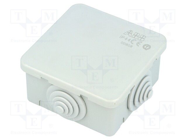 Enclosure: junction box; X: 65mm; Y: 65mm; Z: 32mm; wall mount; IP44