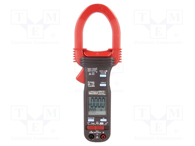 Power clamp meter; Øcable: 45mm; I AC: 0,01÷40/400/1000A