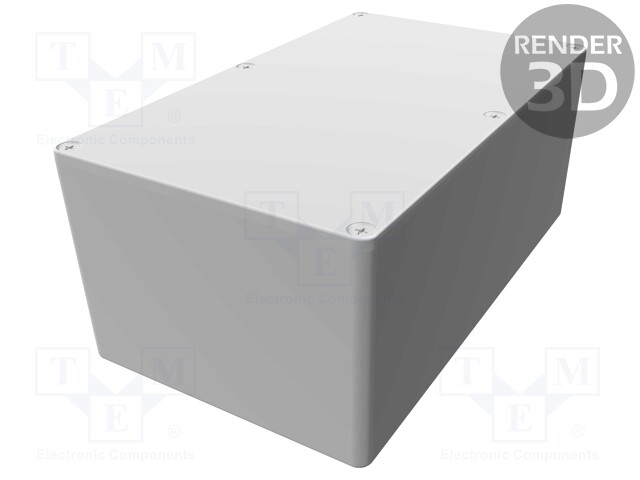 Enclosure: multipurpose; X: 120mm; Y: 200mm; Z: 84mm; 1590; aluminium