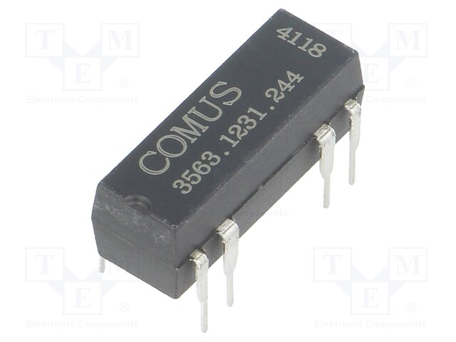 Relay: reed; SPDT; Ucoil: 24VDC; 400mA; max.100VDC; 5W; Rcoil: 2.15kΩ