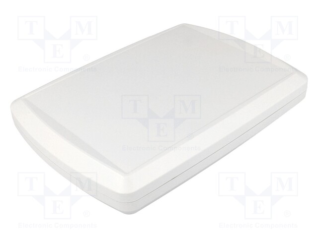 Enclosure: multipurpose; X: 161.5mm; Y: 221mm; Z: 30mm; ABS; white