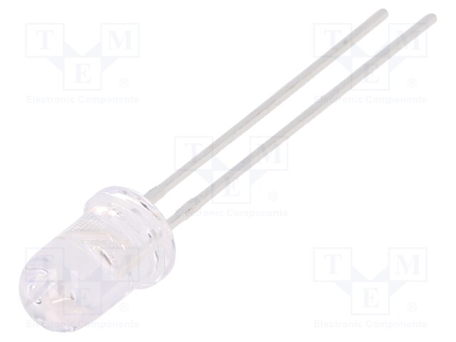 IR transmitter; 5mm; 880nm; transparent; 6÷15mW; 20°; THT; 20mA