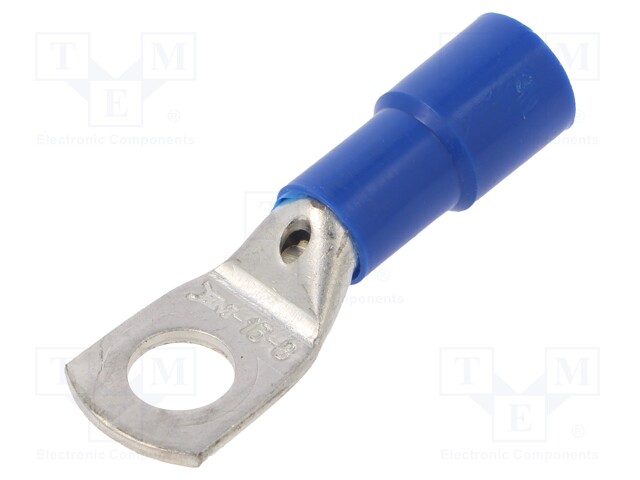 Tip: ring tube; M8; Ø: 8.5mm; 16mm2; crimped; for cable; insulated