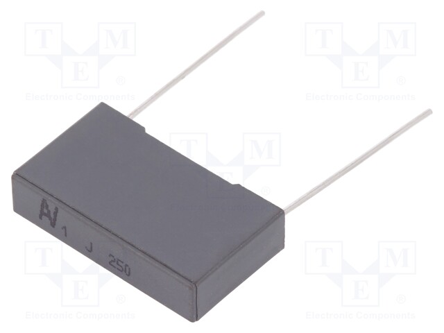 Capacitor: polyester; 1uF; 160VAC; 250VDC; Pitch: 22.5mm; ±5%