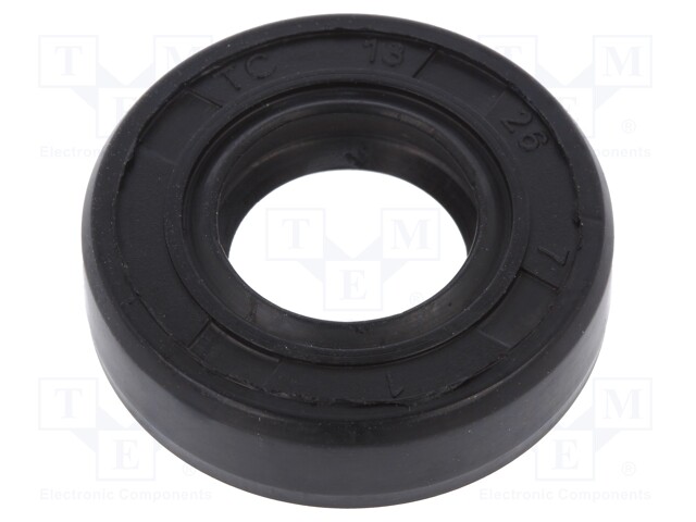 Oil seal; NBR; D: 7mm; -40÷100°C; Shore hardness: 70; Øhole: 26mm