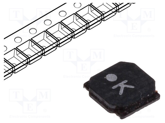 Inductor: wire; SMD; 6.8uH; 1A; 0.2Ω; 4x4x1mm; ±20%