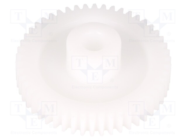 Spur gear; whell width: 9mm; Ø: 52mm; Number of teeth: 50; Module: 1