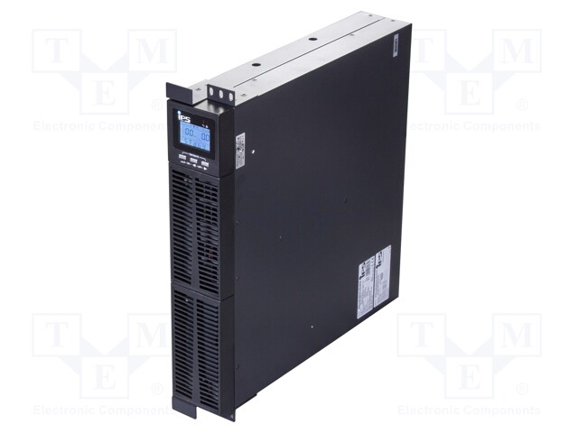 Power supply: UPS; 1.8kW; 2kVA; Uin: 176÷280V; 440x405x89mm; 9Ah