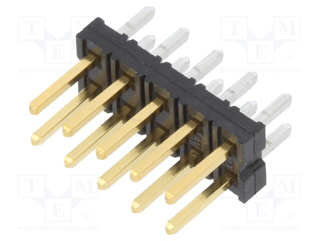 Socket; wire-wire/PCB; male; Milli-Grid; 2mm; PIN: 10; THT; on PCBs