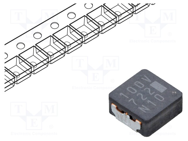 Inductor: wire; SMD; 10uH; 2.9A; 71mΩ; 6.4x6x3mm; ±20%; -55÷155°C