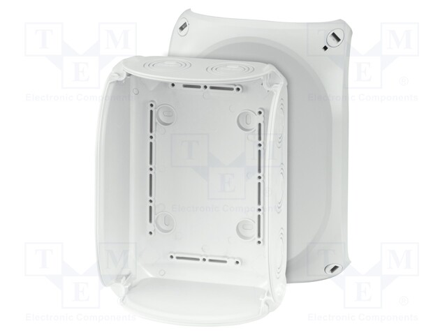 Enclosure: junction box; X: 155mm; Y: 210mm; Z: 92mm; IP66,IP67; grey