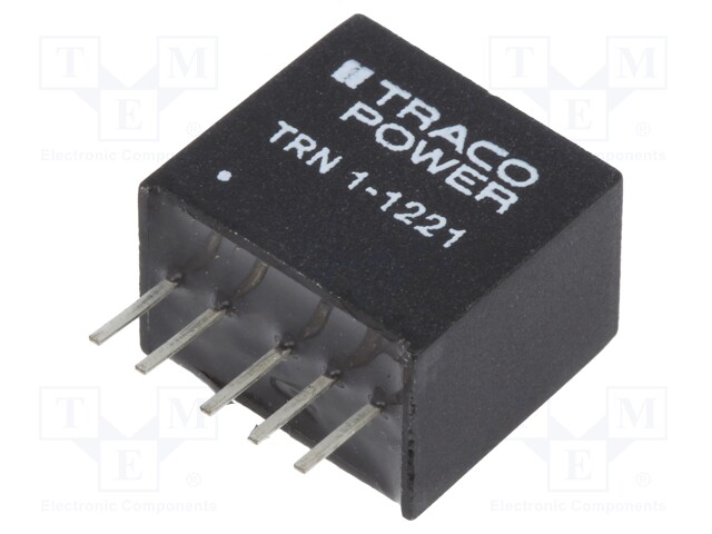 Converter: DC/DC; 1W; Uin: 9÷18V; Uout: 5VDC; Uout2: -5VDC; SIP; 2.1g