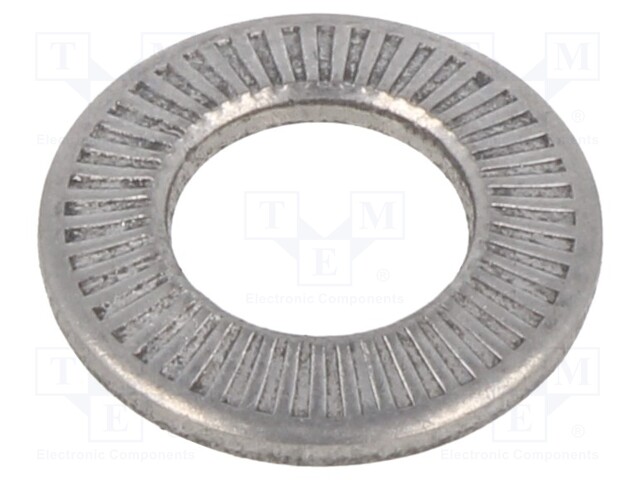 Washer; internally serrated; M10; D=20mm; h=2.6mm; BN 21206